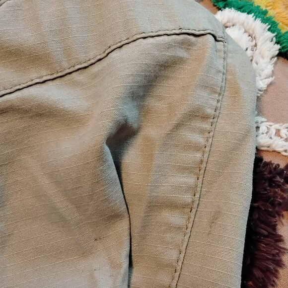 CARHARTT LIGHT TAN/ KHAKI HOODED UTILITY JACKET WOMEN'S SZ MED. - Picture 6 of 16